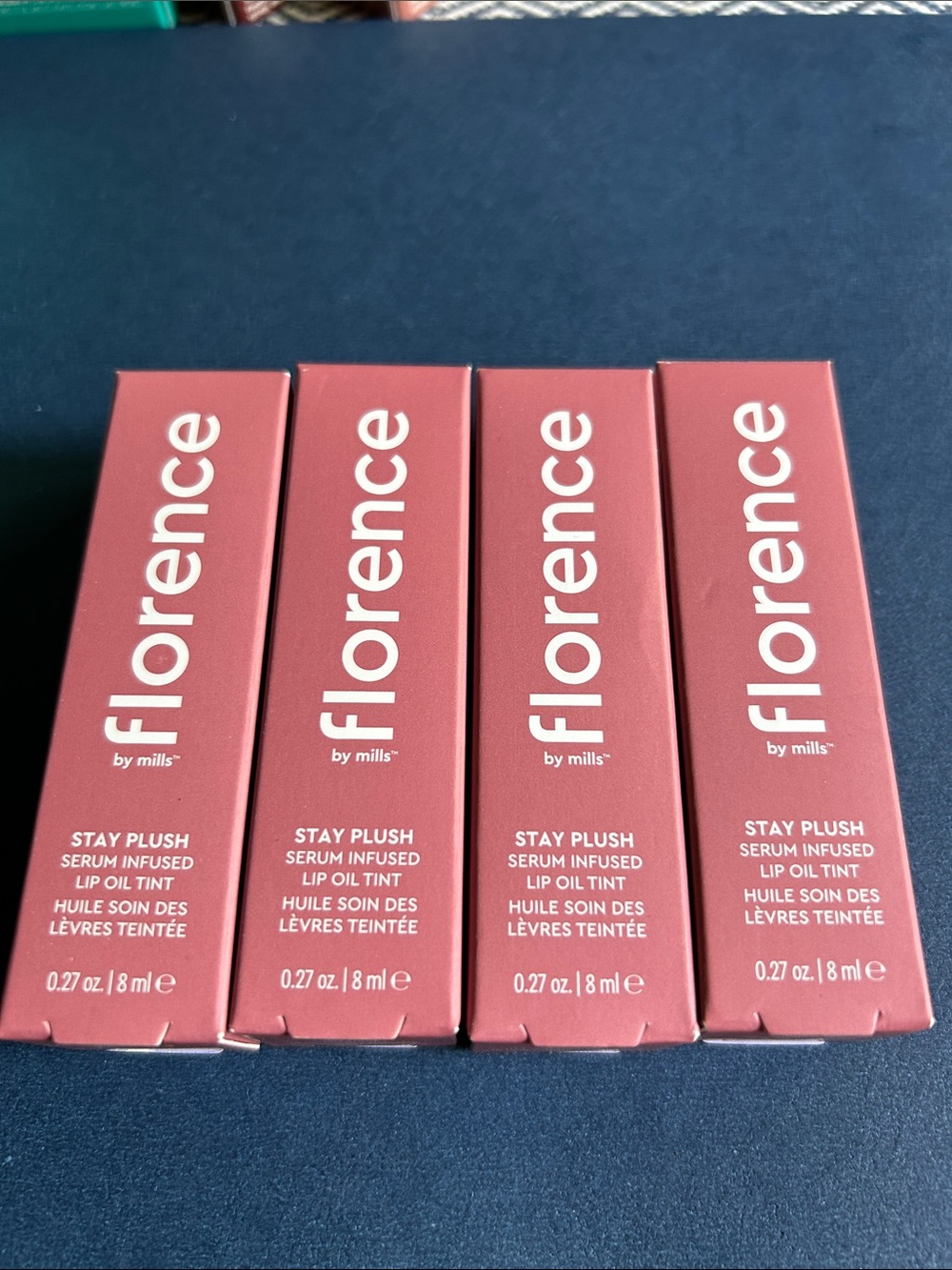 Florence by Mills Stay Plush Serum Infused Lip Oil Tint - Bahama Mama Bundle #4